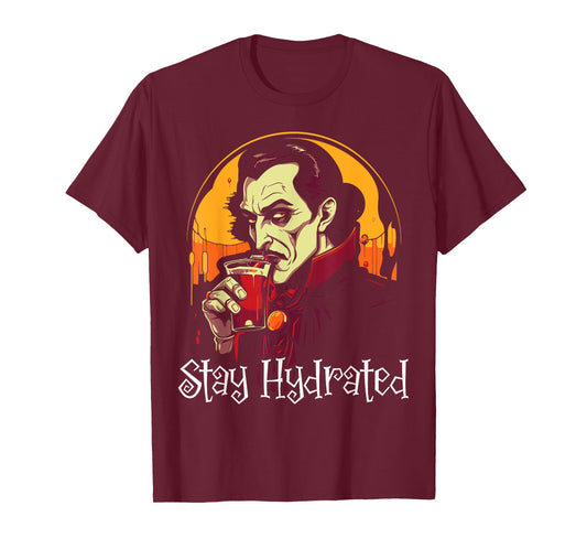 Dracula Halloween Scary Trick Or Treat Spooky Vampire T-Shirt