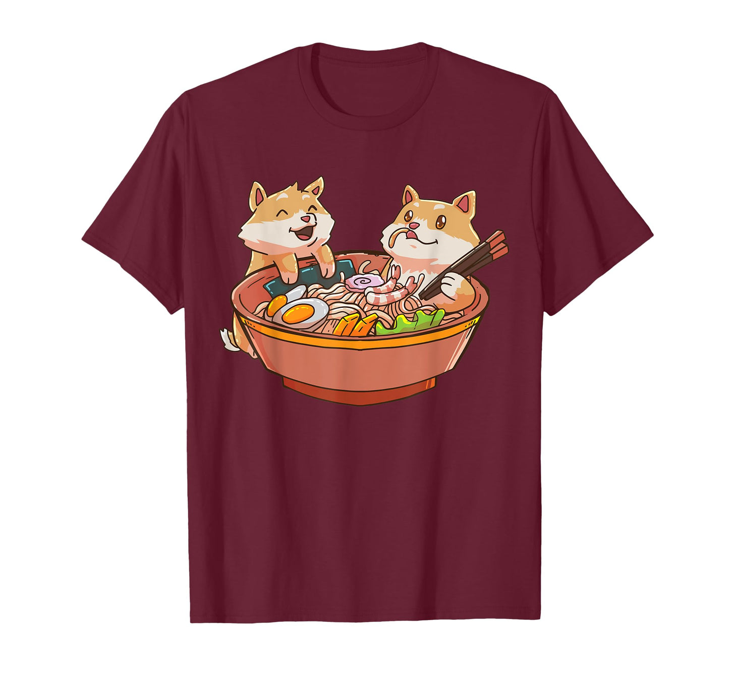 Shiba Inu Dog Ramen Bowl Anime Kawaii Japanese Gift T-Shirt