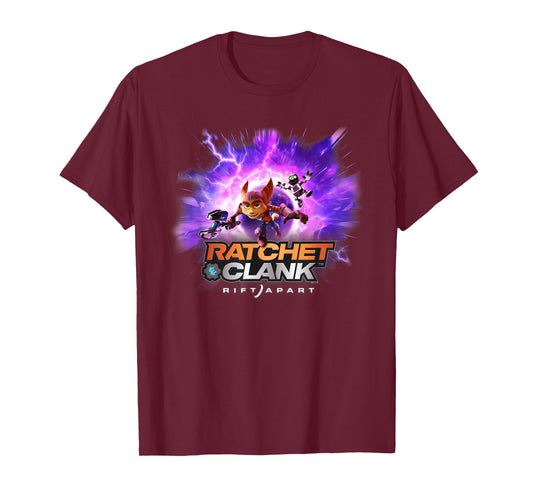 Ratchet and Clank Rift Apart Portal Jump Video Game T-Shirt