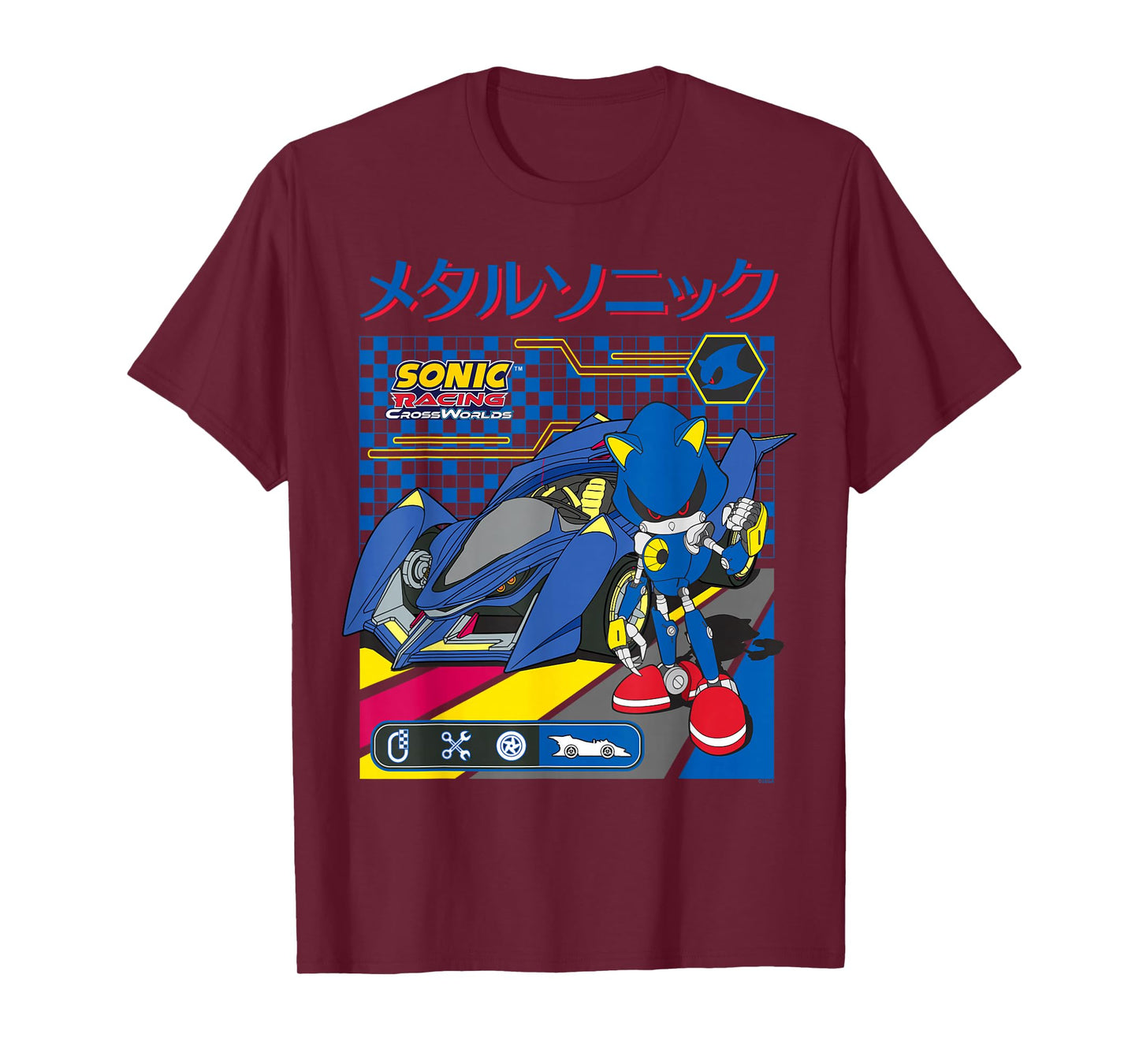 Sonic Racing CrossWorlds - Pedal to The Metal Sonic T-Shirt