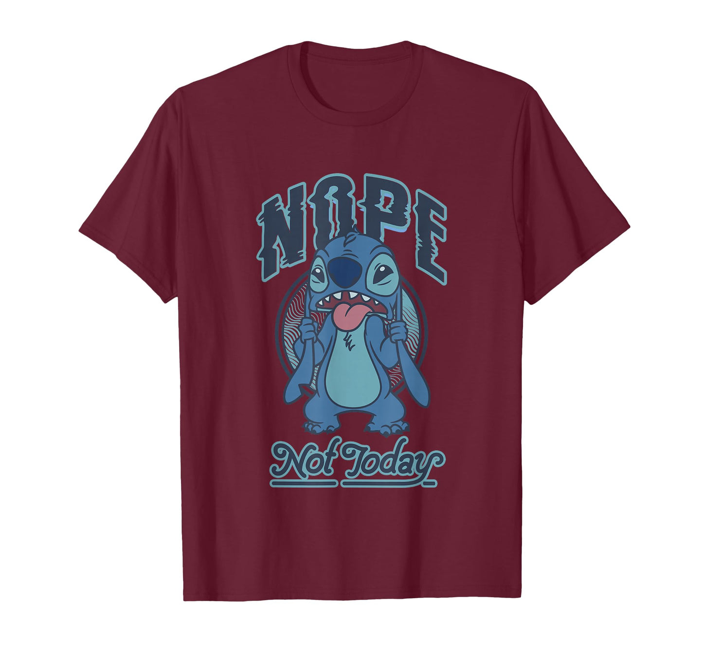 Disney Lilo & Stitch Nope Not Today Grumpy Stitch T-Shirt