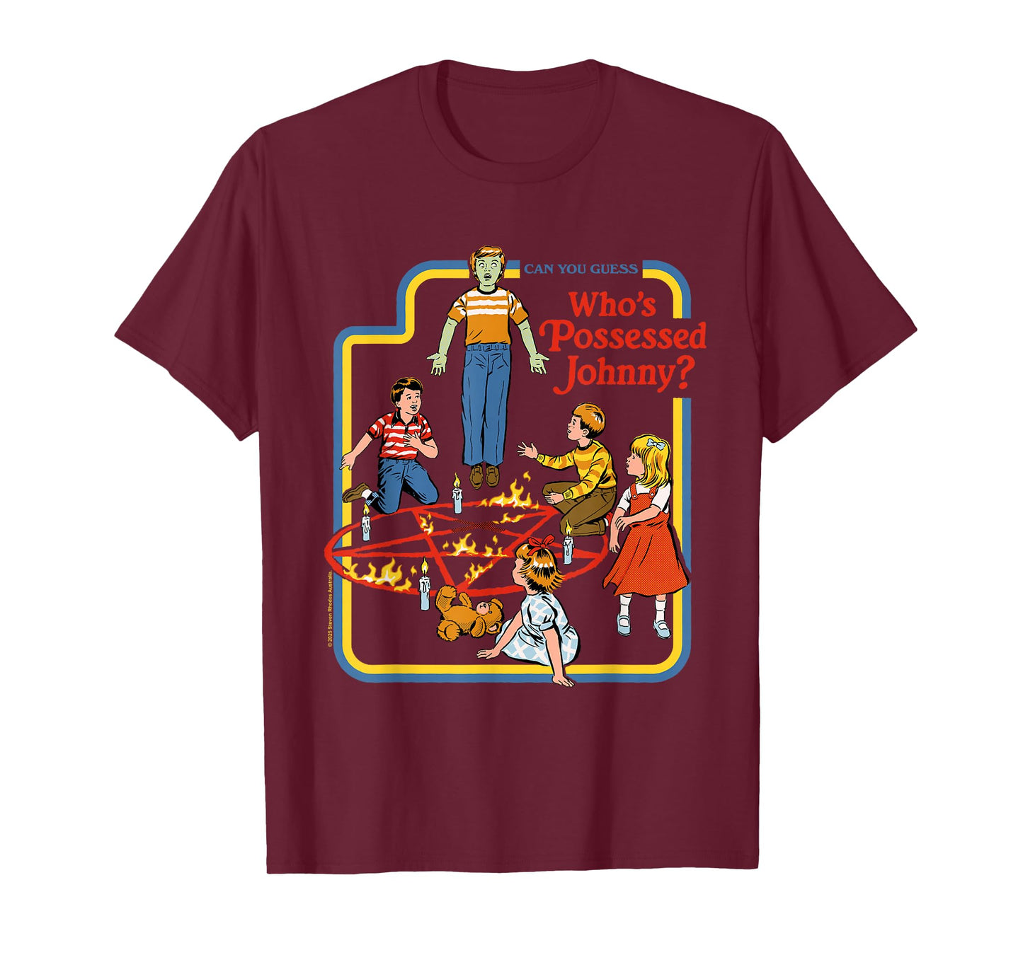 Possessed Johnny Sarcastic Retro Vintage Funny Adult Humor T-Shirt