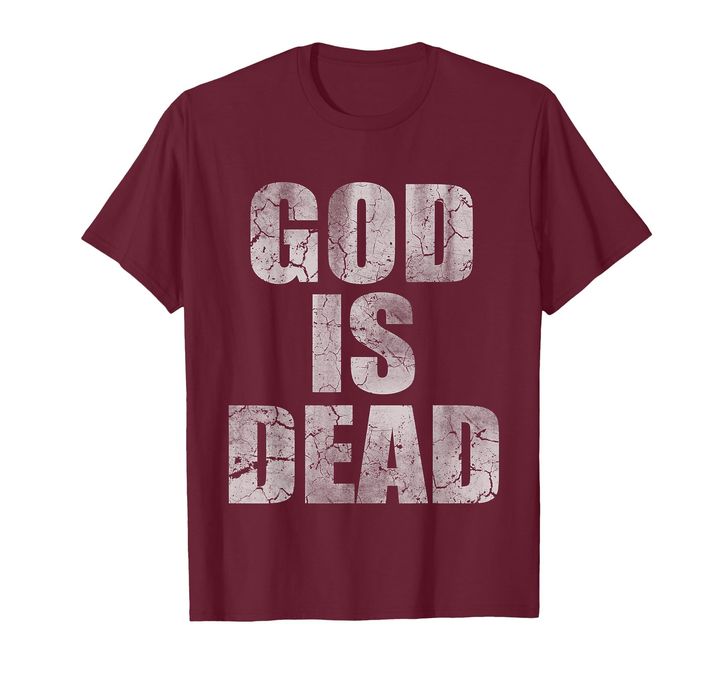 Vintage God Is Dead T-Shirt Men Women Atheist Gift