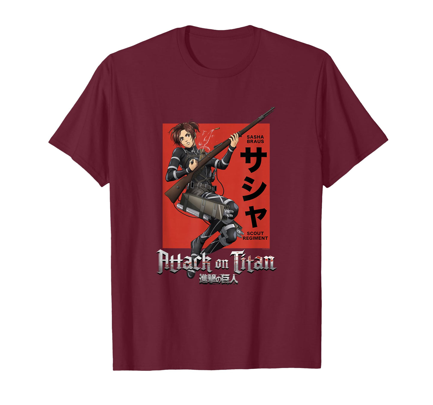 Attack on Titan Season 4 Sasha Loading Gun Anime T-Shirt
