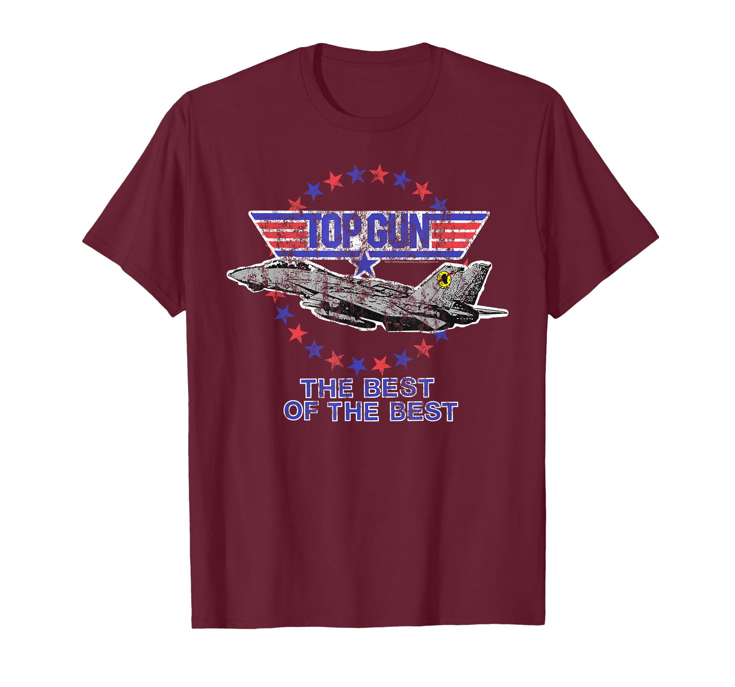 Top Gun The Best of The Best Jet with Logo Action Movie T-Shirt