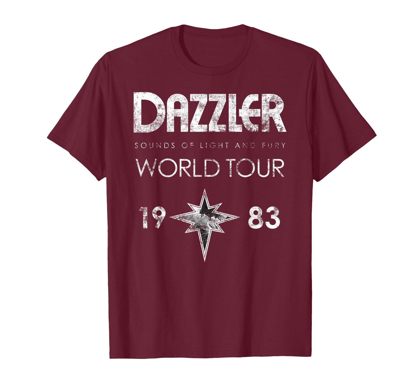 Dazzler Sounds of Light & Fury World Tour 1983 T-Shirt T-Shirt