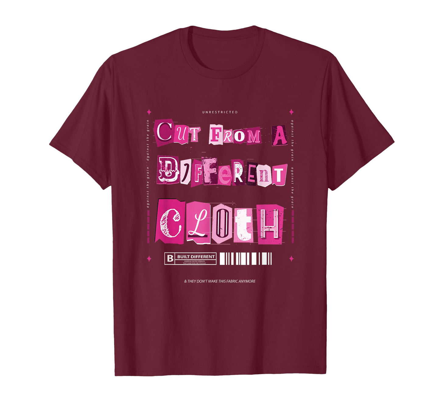 Pink Cut from A Different Cloth Pink Graphic T-Shirt