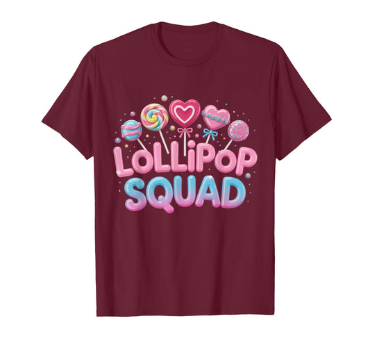 Lollipop Squad Sweet Candys Lover Tee T-Shirt