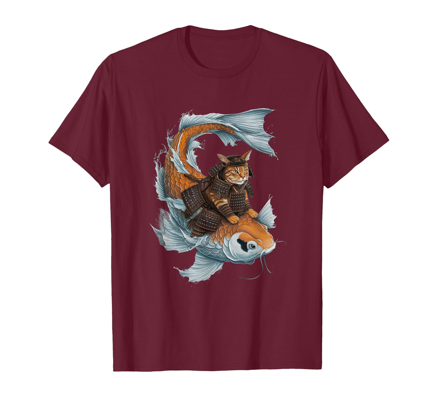 Samurai Cat Ninja Aesthetic Japanese Katana Tokyo culture T-Shirt
