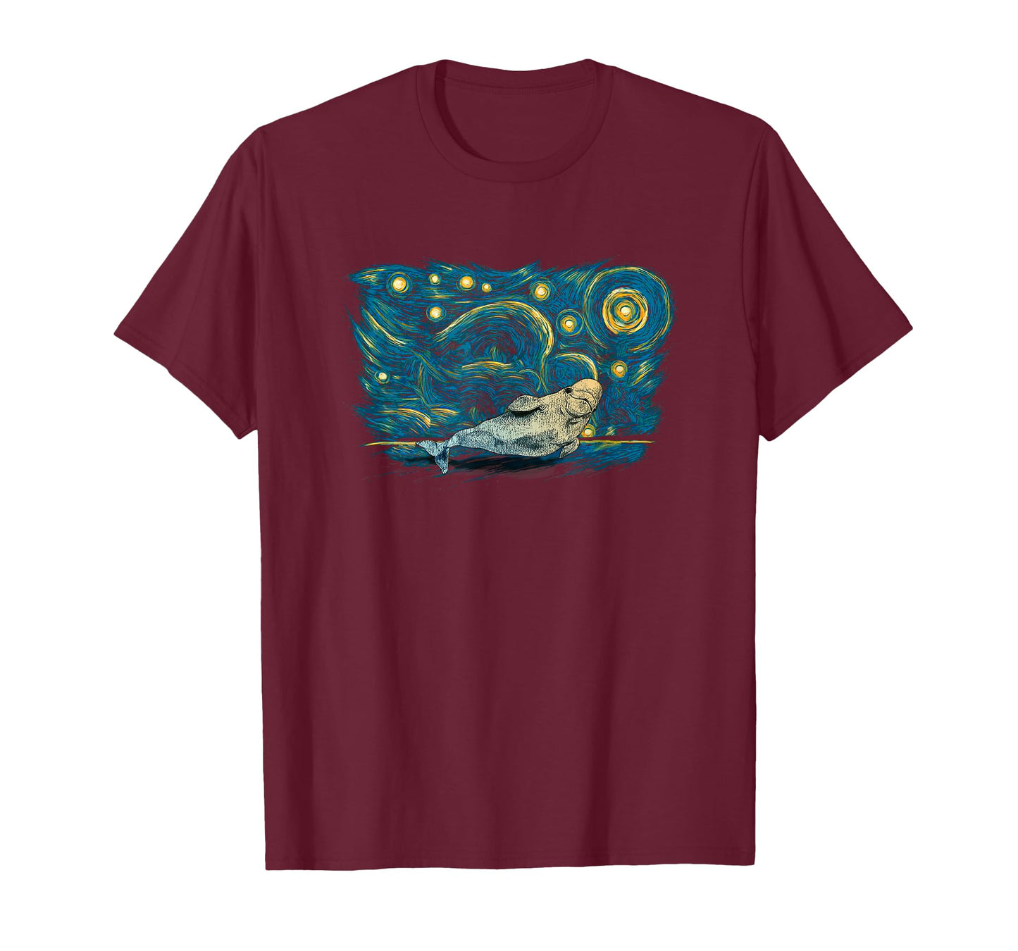 Retro Vintage Style Beluga Whale T-Shirt