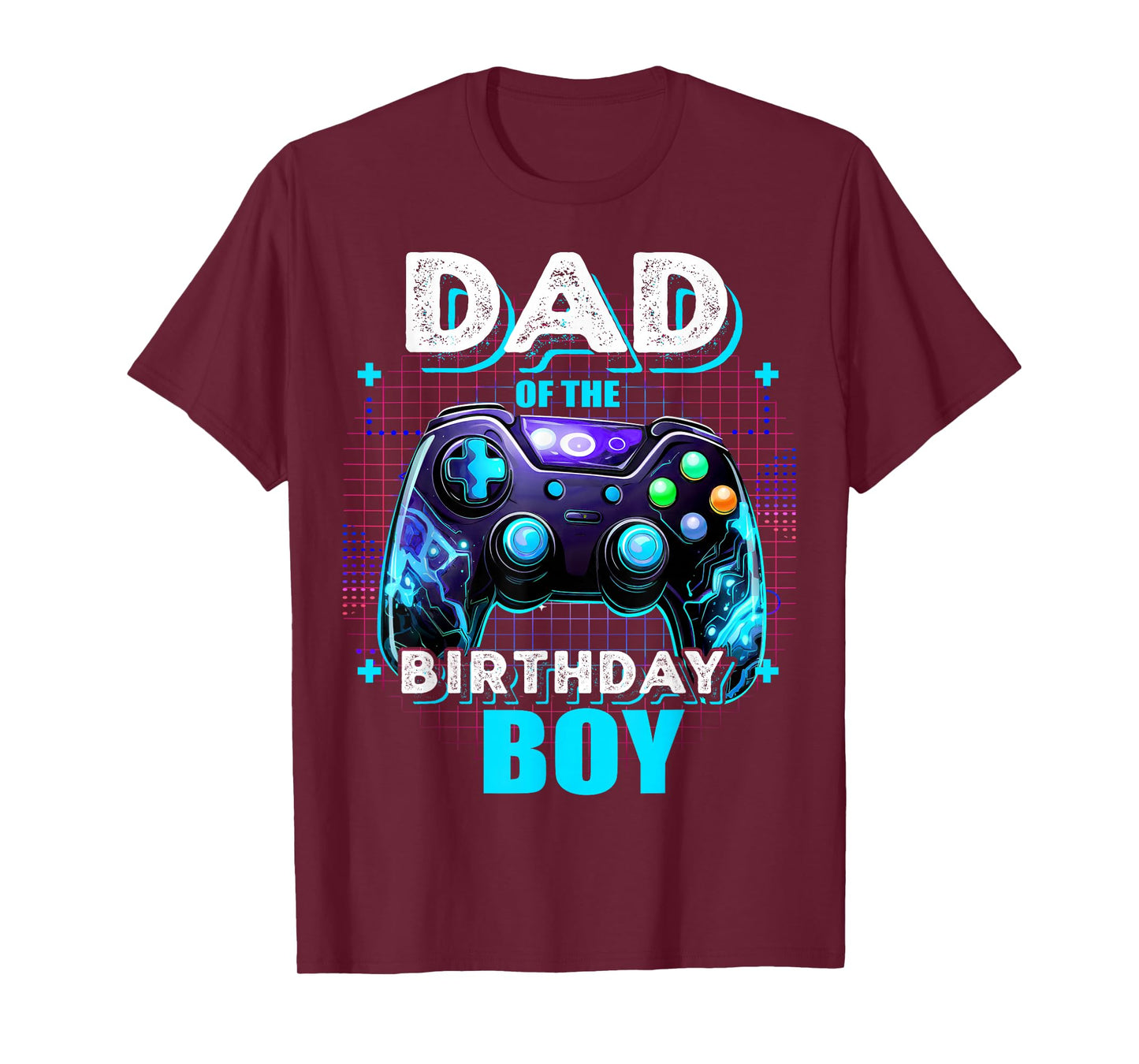 Dad of the Birthday Boy Matching Video Game Birthday Party T-Shirt