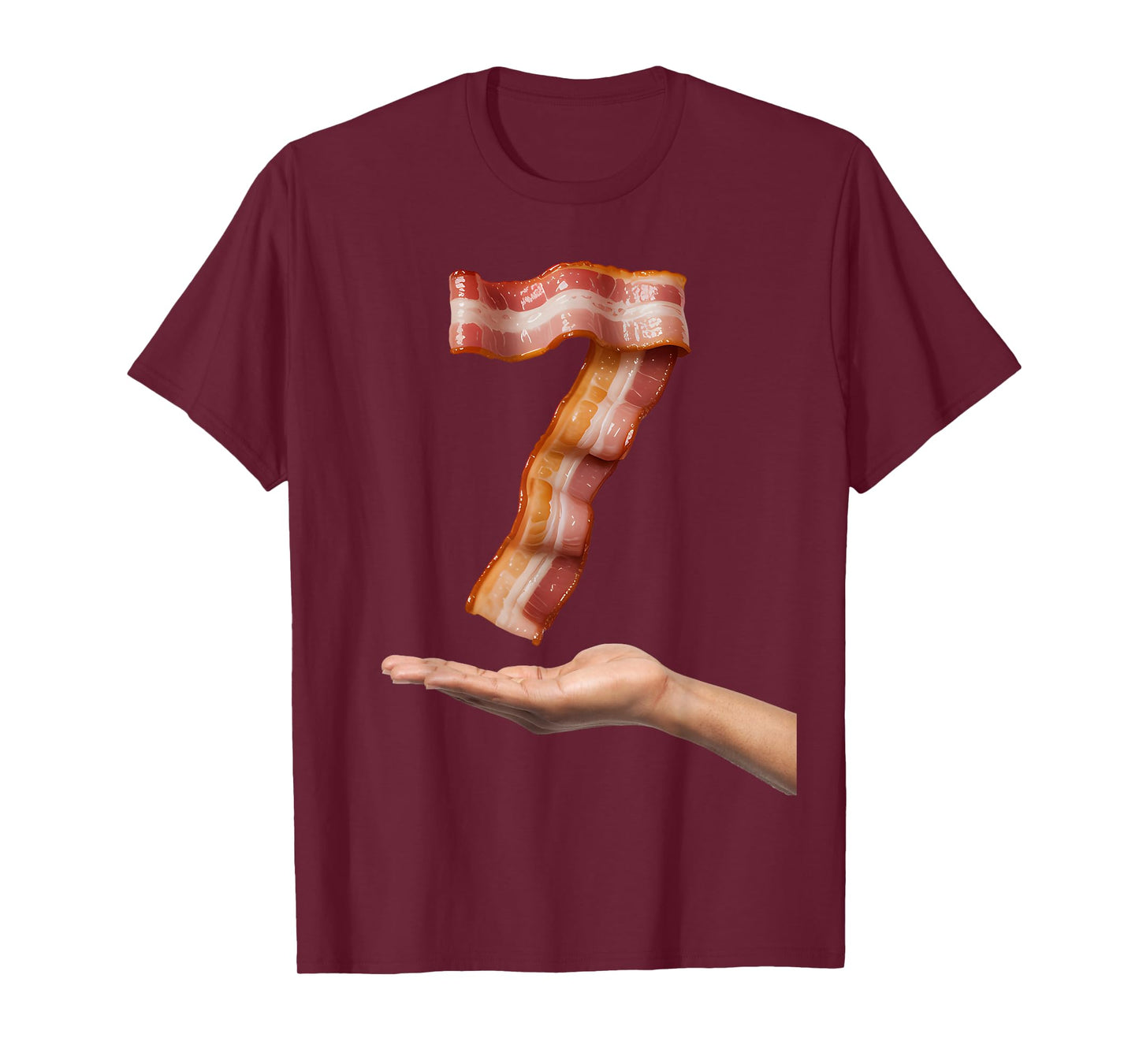 Number 7 Matching 67 Meme Breakfast Bacon T-Shirt