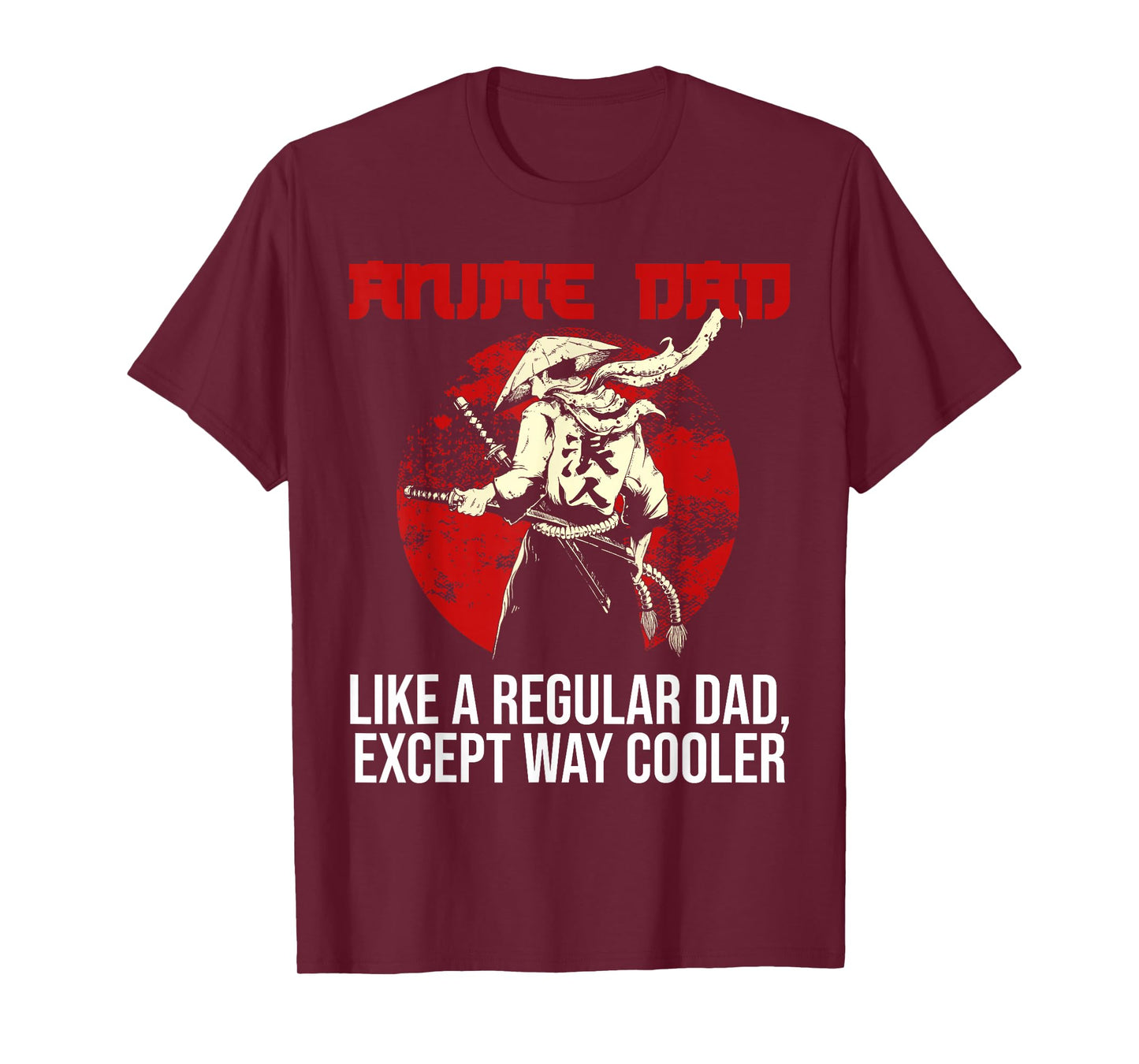 Anime DAd Like A Regular Dad Except Way Cooler Noodles Anime T-Shirt, Black, Small