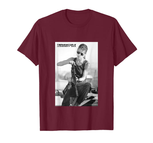 Terminator 2 Sarah Connor Rifle Reload T-Shirt