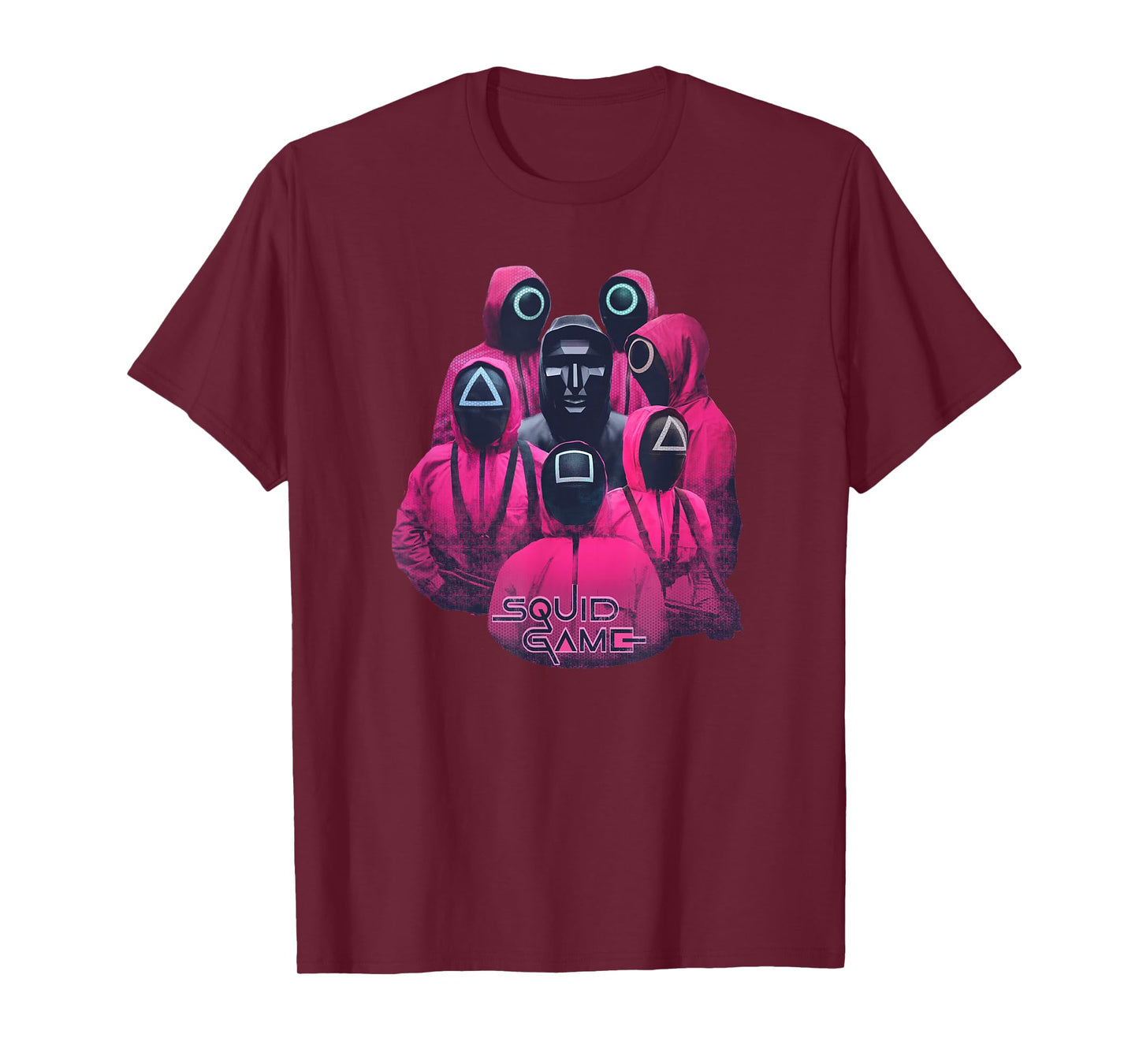 Squid Game Front Man And Guards Ring T-Shirt