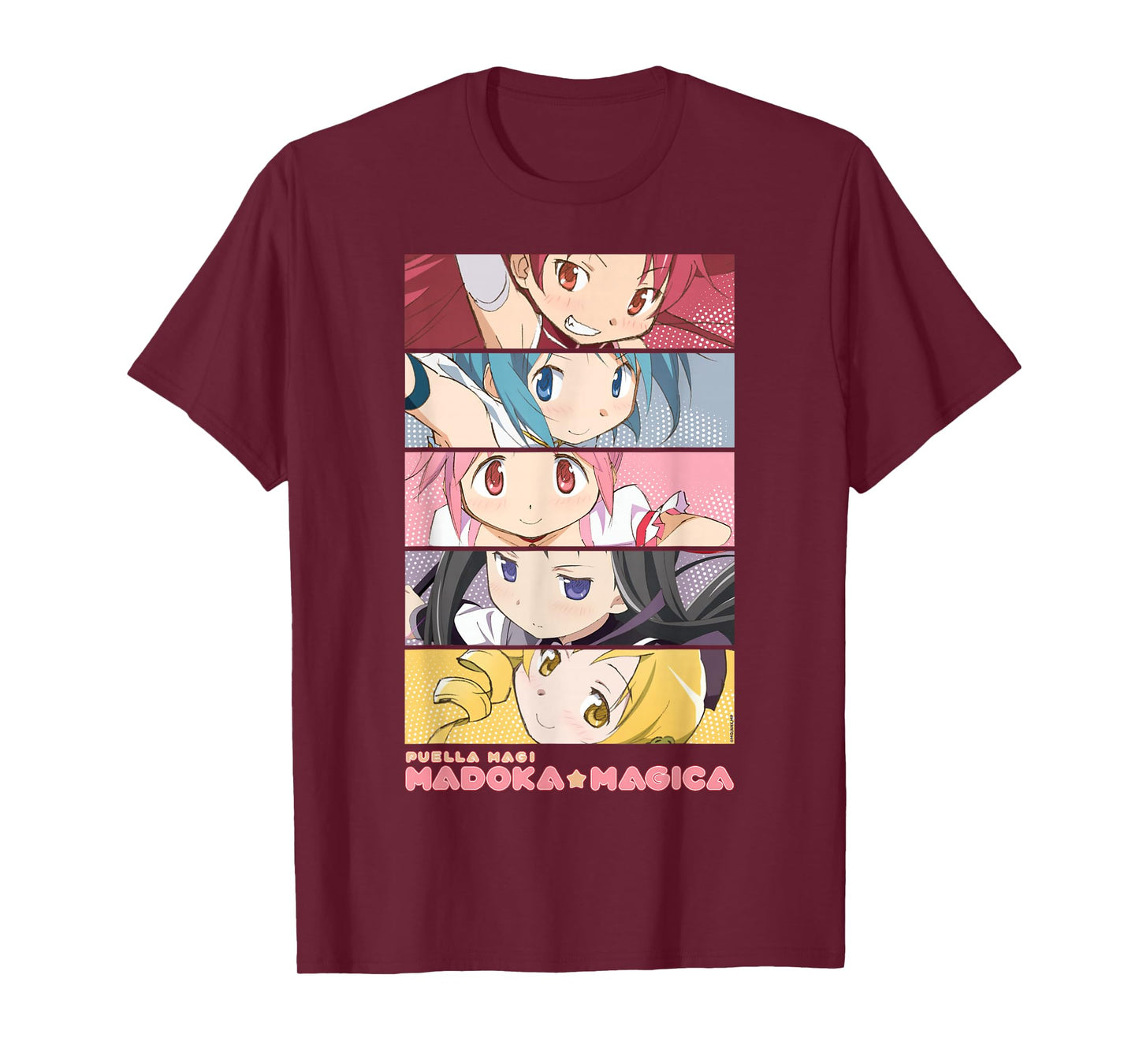Puella Magi Madoka & Co Anime Panels T-Shirt