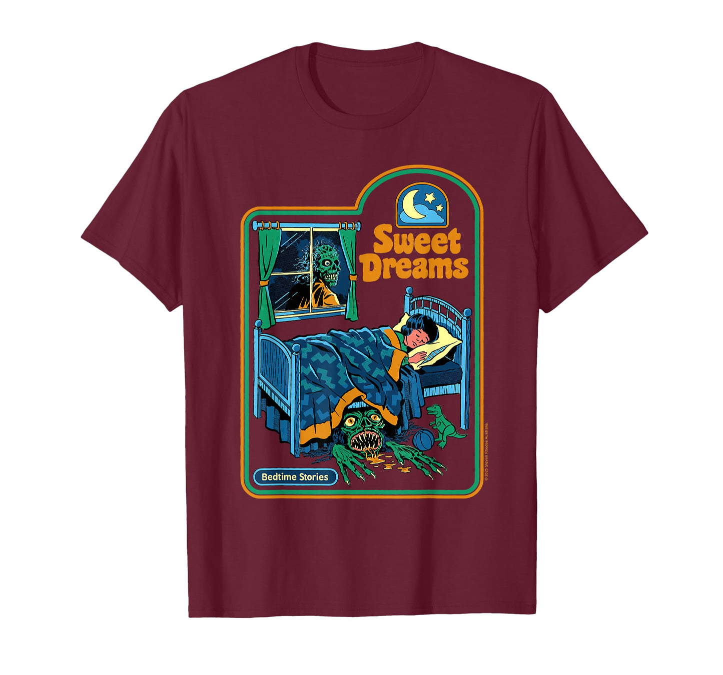 Sweet Dreams Monster Sarcastic Retro Funny Adult Humor T-Shirt
