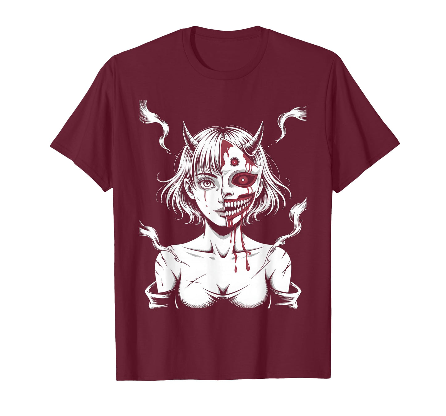 Horror Anime Manga Japanese Creepy Kawaii Goth Grunge Waifu T-Shirt