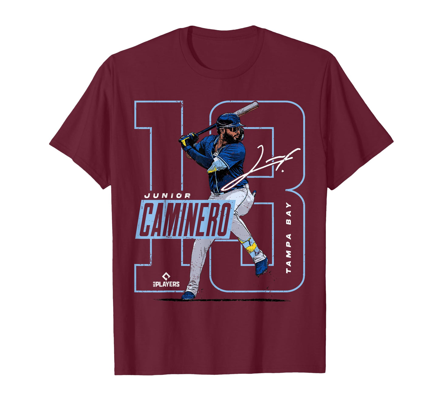 Junior Caminero | Tampa Bay MLB Baseball Player | MLBJCA202M T-Shirt