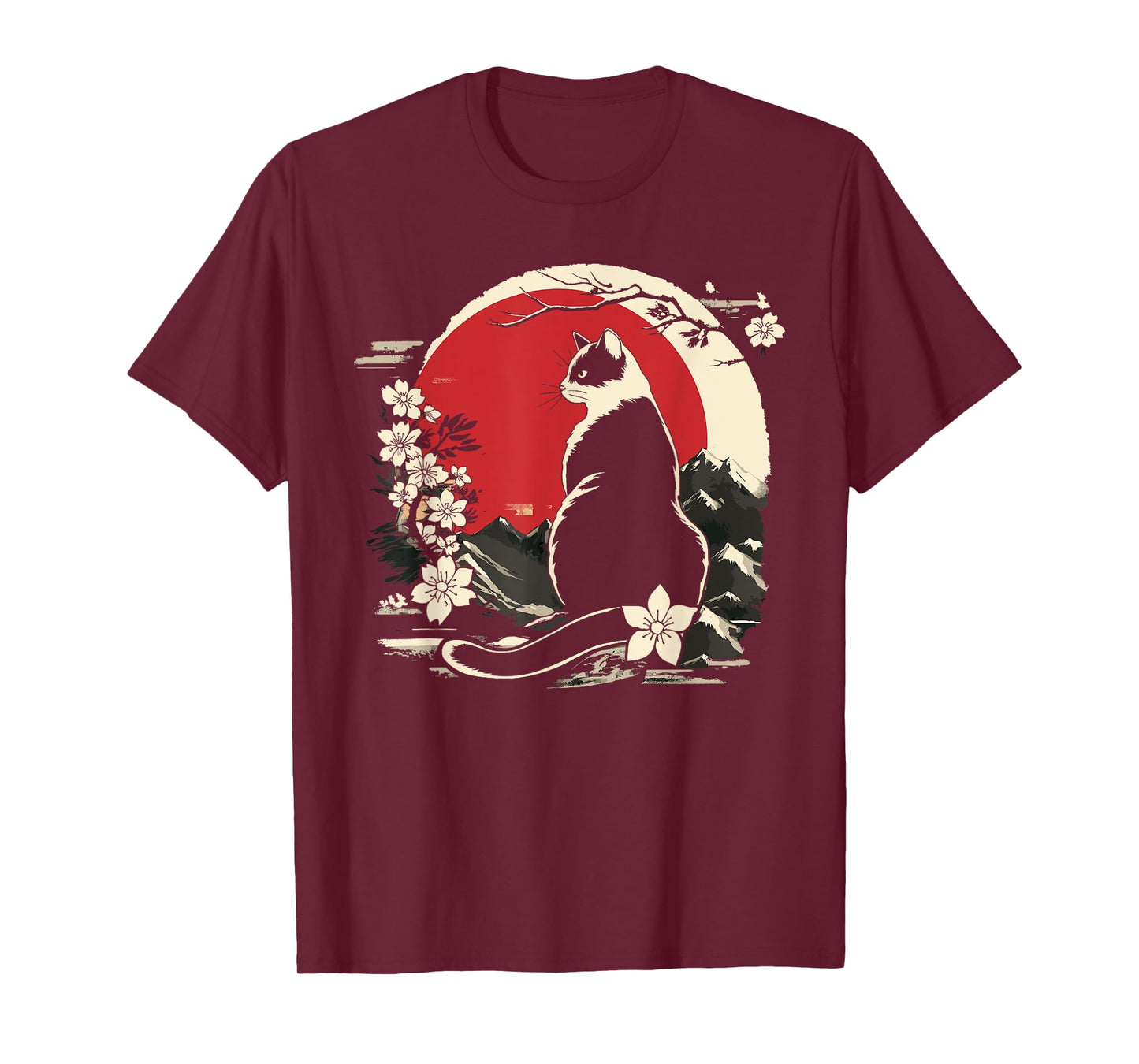 Kawaii Cat Anime Japanese Retro Men Women Kids Funny Cat T-Shirt