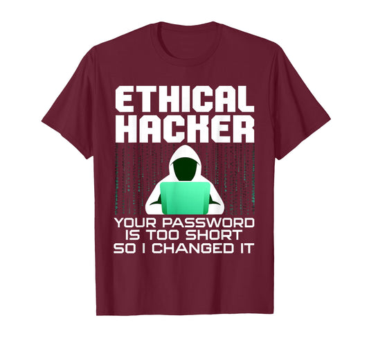 Funny Hacker Art For Men Women Hacking Lover Computer Nerd T-Shirt