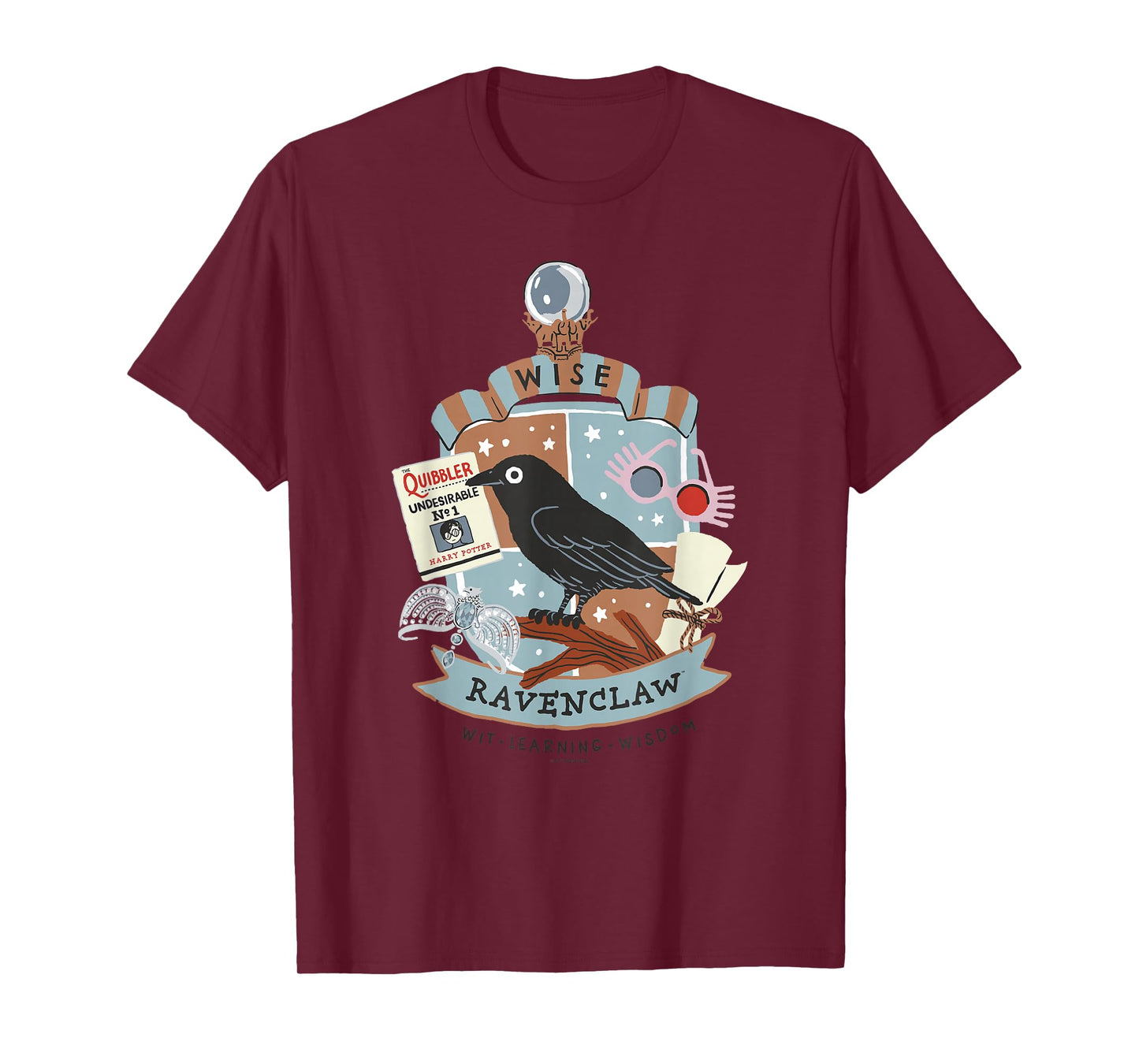 Harry Potter: Deathly Hallows 2 Wise Ravenclaw Badge T-Shirt