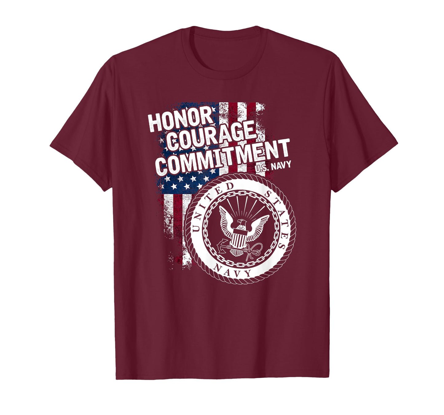 HONOR COURAGE COMMITMENT U.S. NAVY T-Shirt