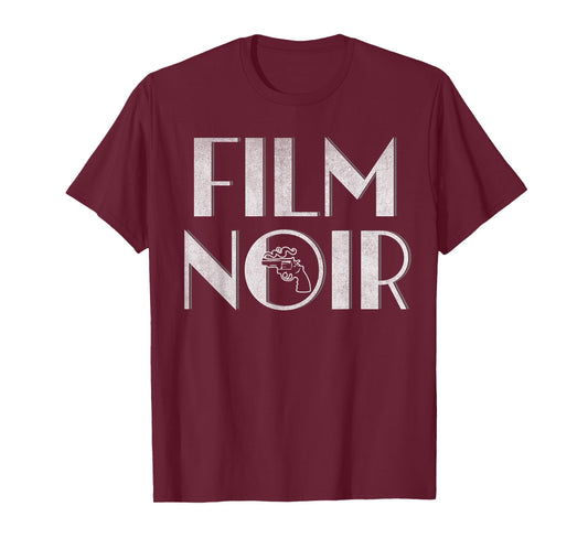 Film Noir Movies Lover Classic Detective Movie Fans T-Shirt