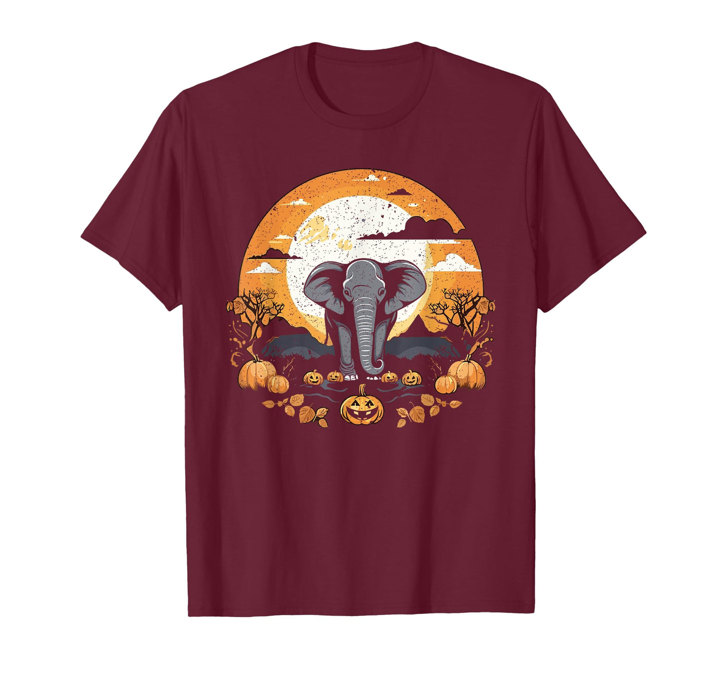 Elephant Halloween Safari Trick Or Treat Spooky Animal T-Shirt