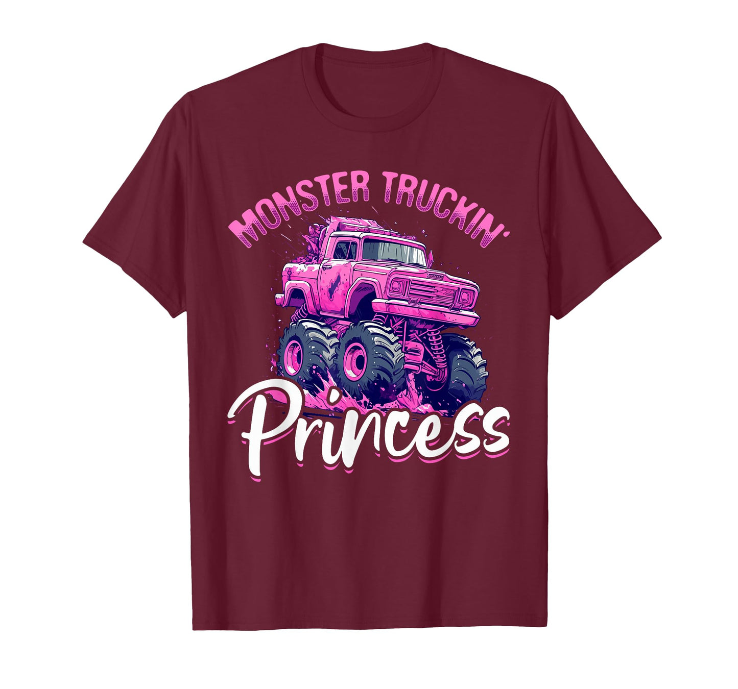 Monster Truck Toddler Girl Monster truckin' princess T-Shirt