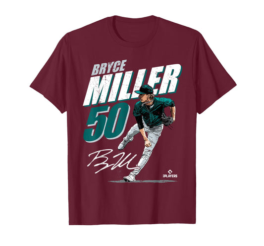 Bryce Miller | Seattle MLB Baseball Player | MLBBMI204M T-Shirt