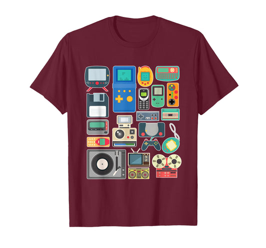 80s 90s Video Game Retro Vintage Classic Arcade T-Shirt