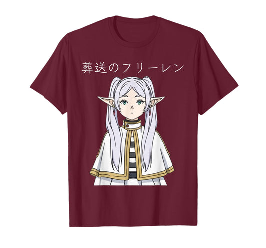 Frieren Beyond Journey's End, Isekai Anime Manga Video Game T-Shirt