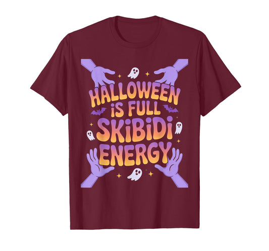 Funny Middle School Generation Alpha Gen A Slang Halloween T-Shirt