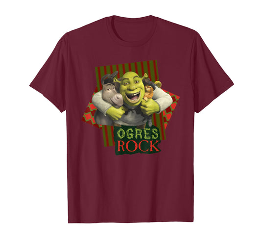Shrek The Third Ogres Rock Best Friends Group T-Shirt