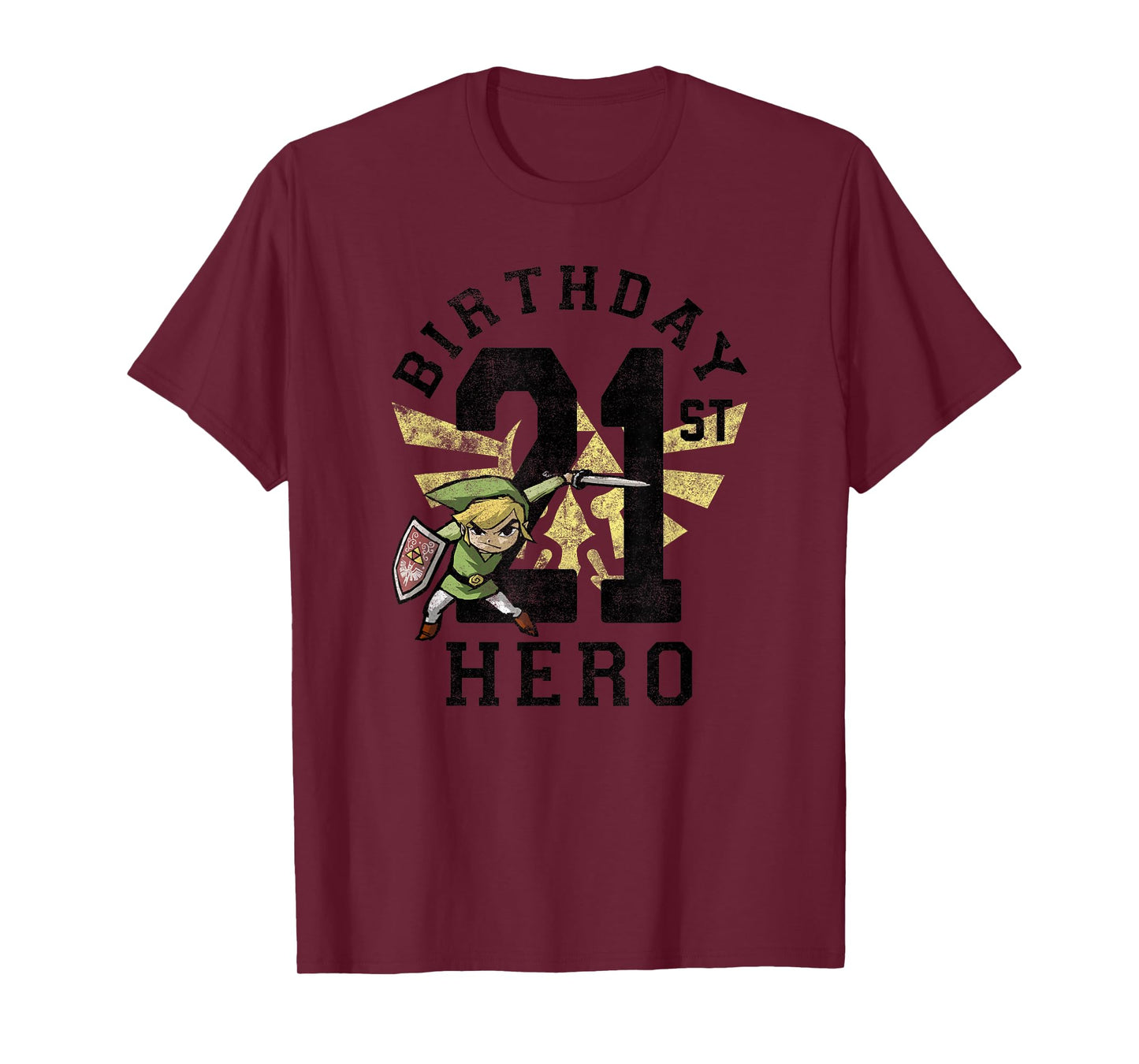 The Legend of Zelda: The Wind Waker 21st Birthday Link T-Shirt