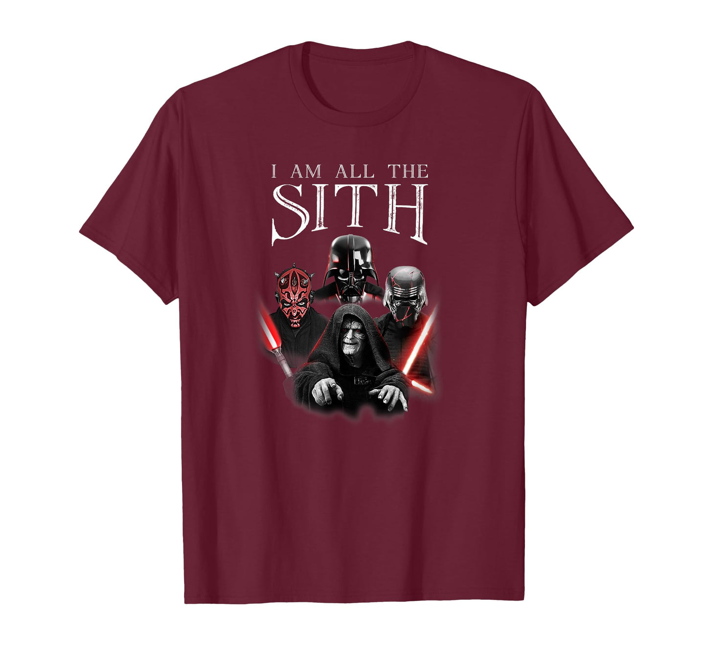 Star Wars Classic I Am All The Sith Dark Side Group Shot T-Shirt