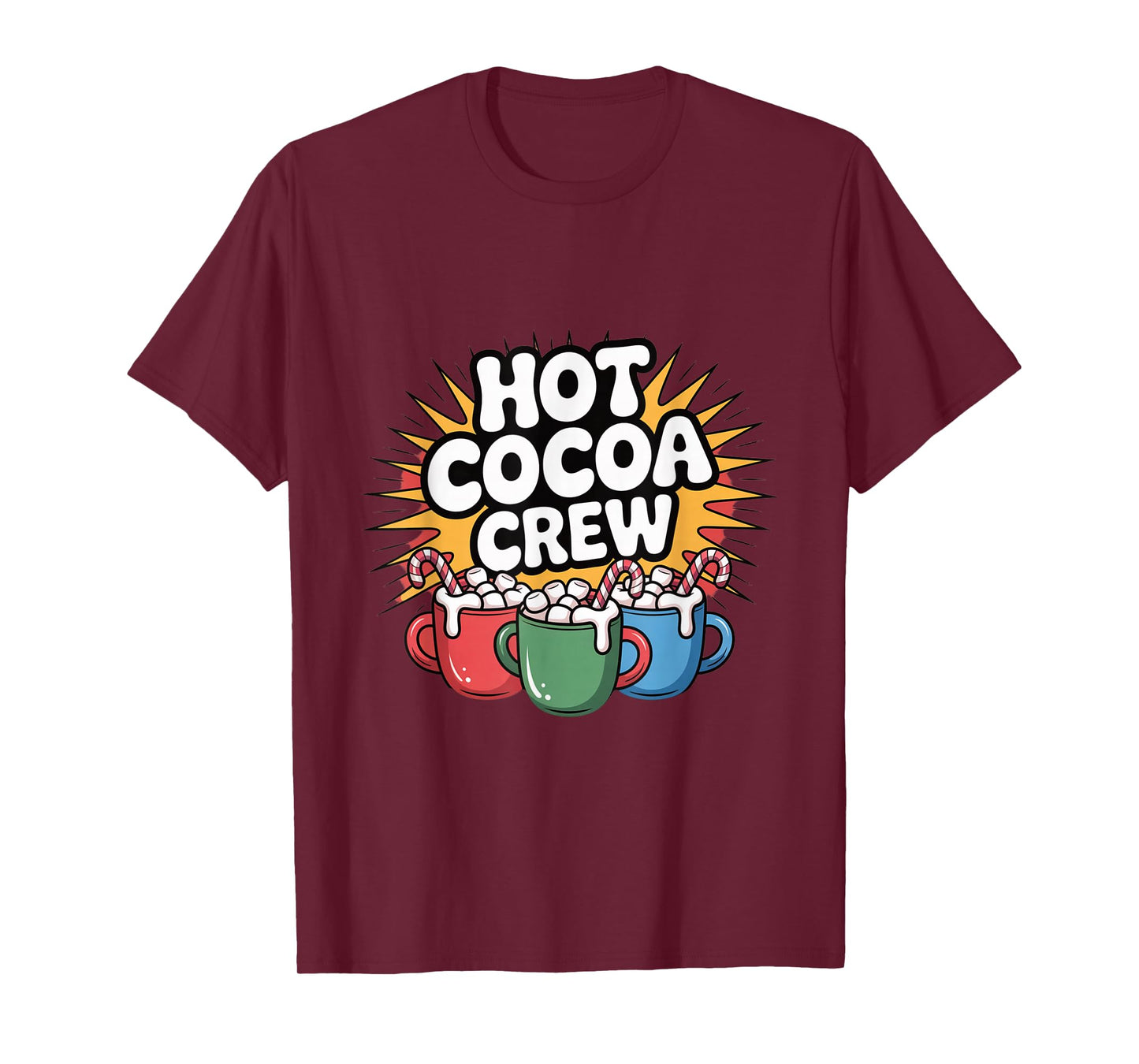 Hot Cocoa Crew Candy Marshmallow Winter T-Shirt