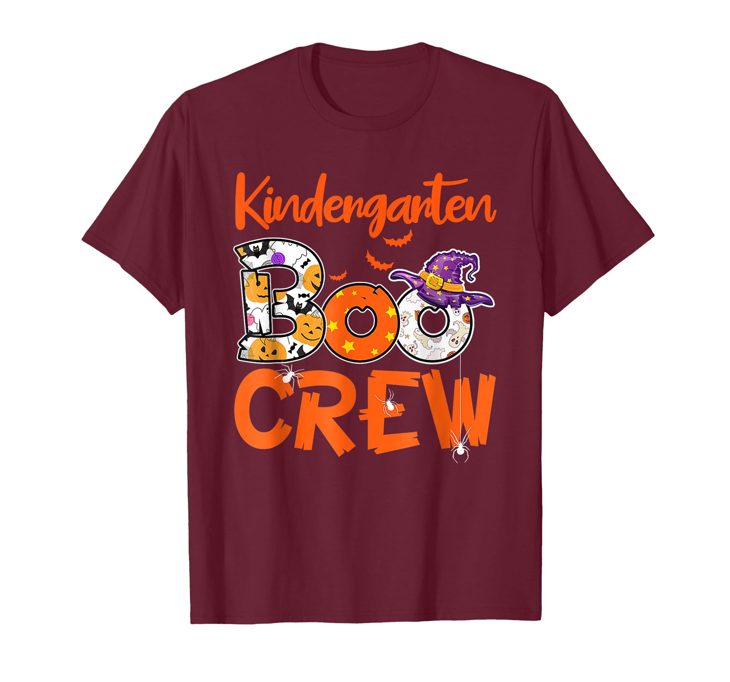 Kindergarten Boo Crew Teachers Students Halloween Costume T-Shirt for Men Women
