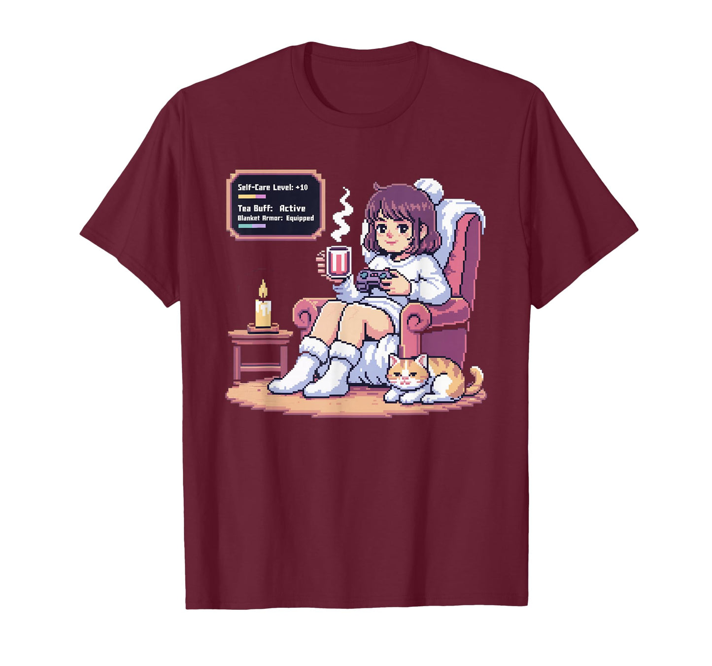 Gaming Girl Selfcare Video Gaming Gamer T-Shirt