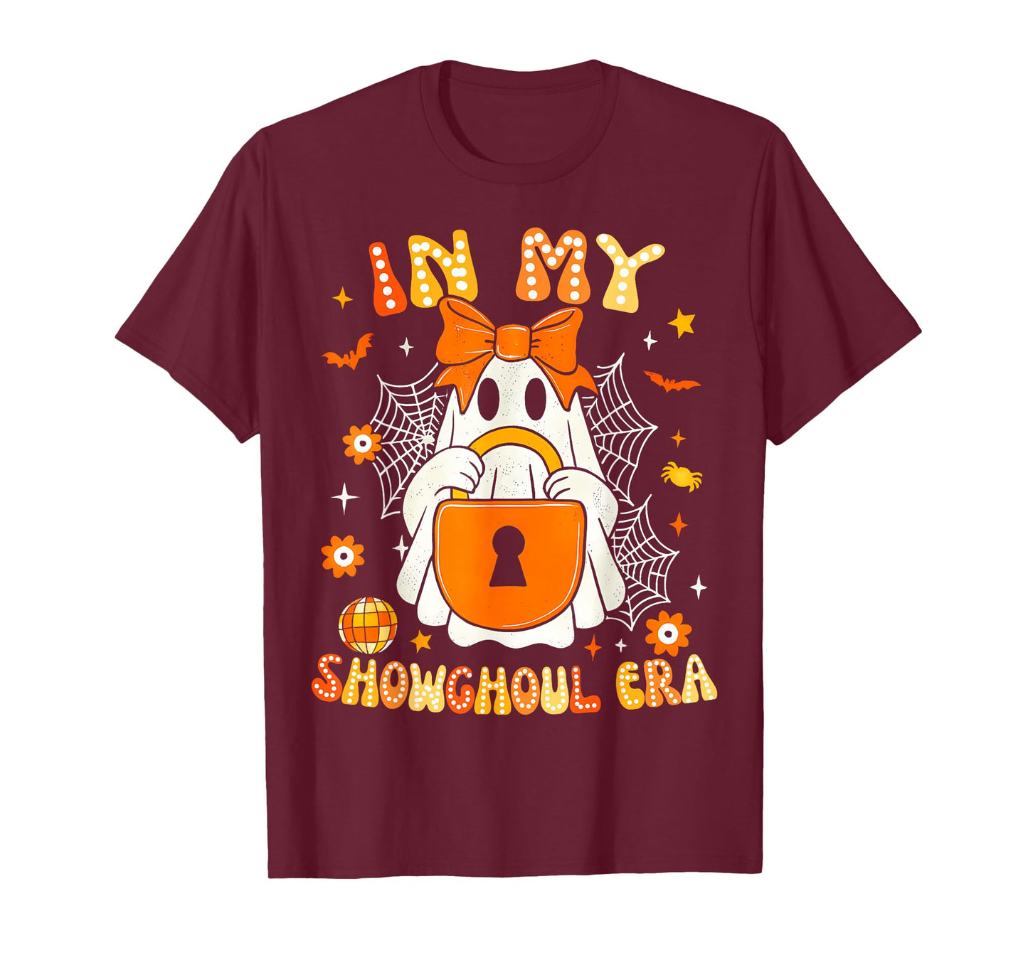in My Showghoul Era Halloween Ghost Spooky Women Girl T-Shirt