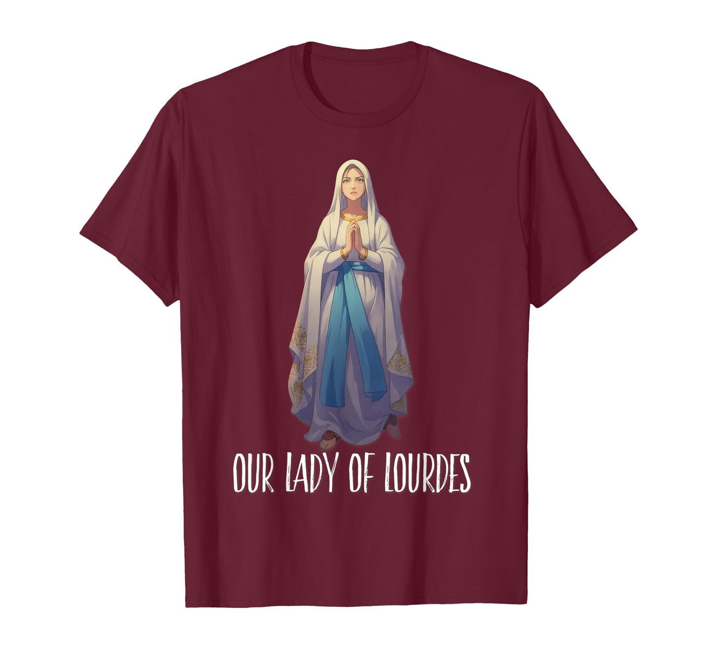 Our Lady of Lourdes Immaculate Blessed Mother T-Shirt