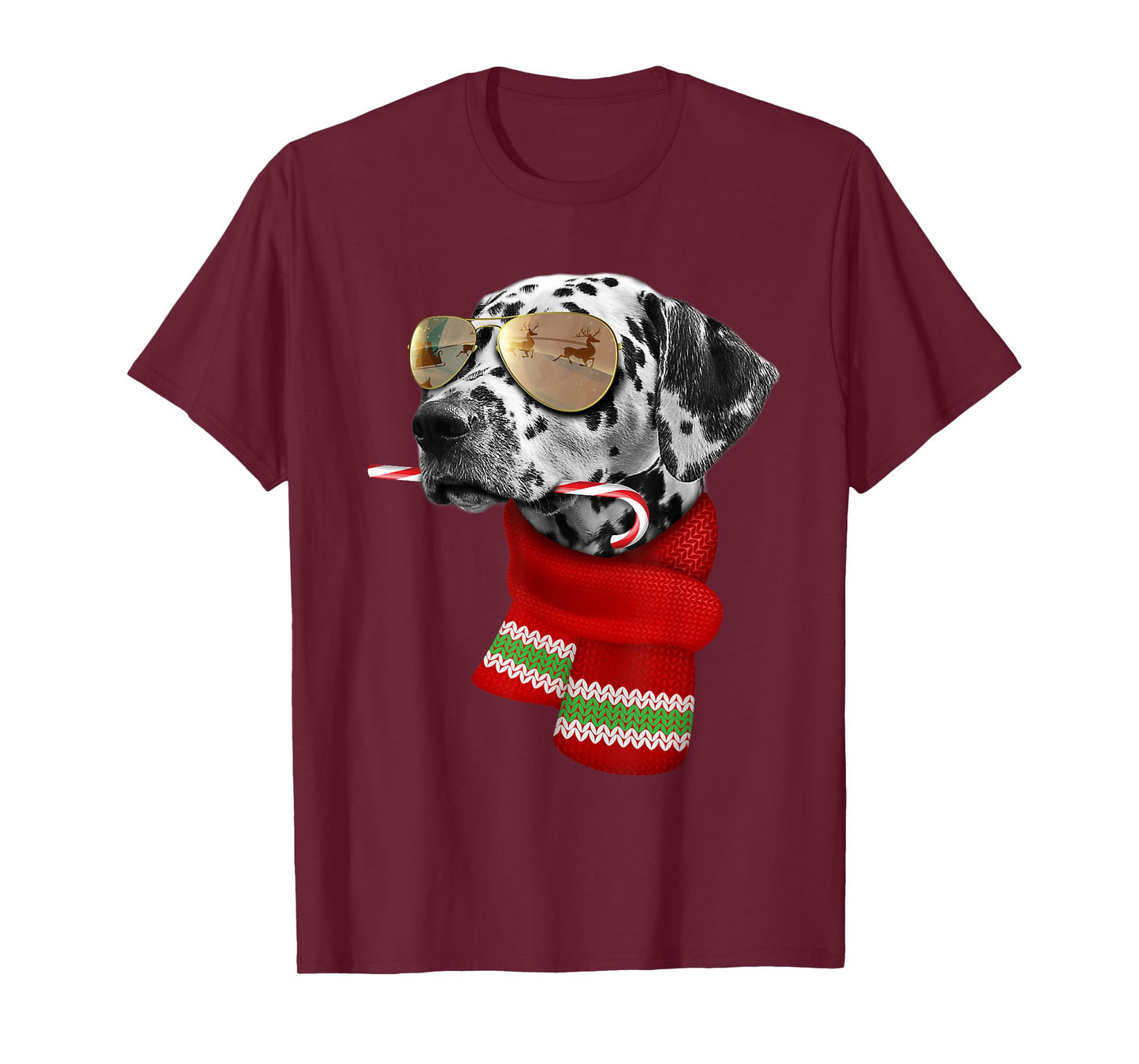 Dalmatian shirt Cute Christmas Gift Dog Lovers Sunglasses T-Shirt