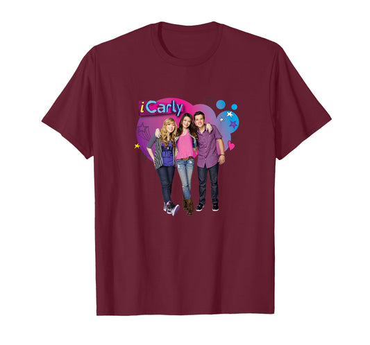 iCarly Cast Bubble Carly, Sam, and Freddie T-Shirt