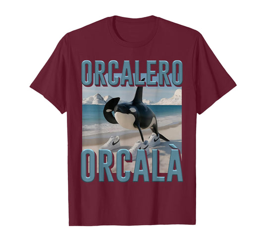 Funny AI Generated Monster Trendy Orcalero Orcala Orca T-Shirt