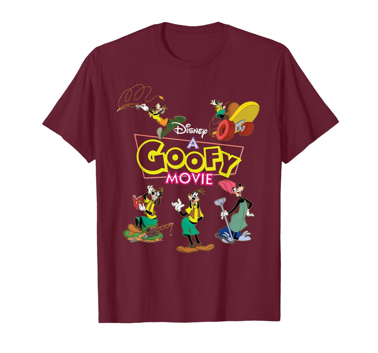 Disney A Goofy Movie 30th Anniversary Goofy’s Goof Moments T-Shirt