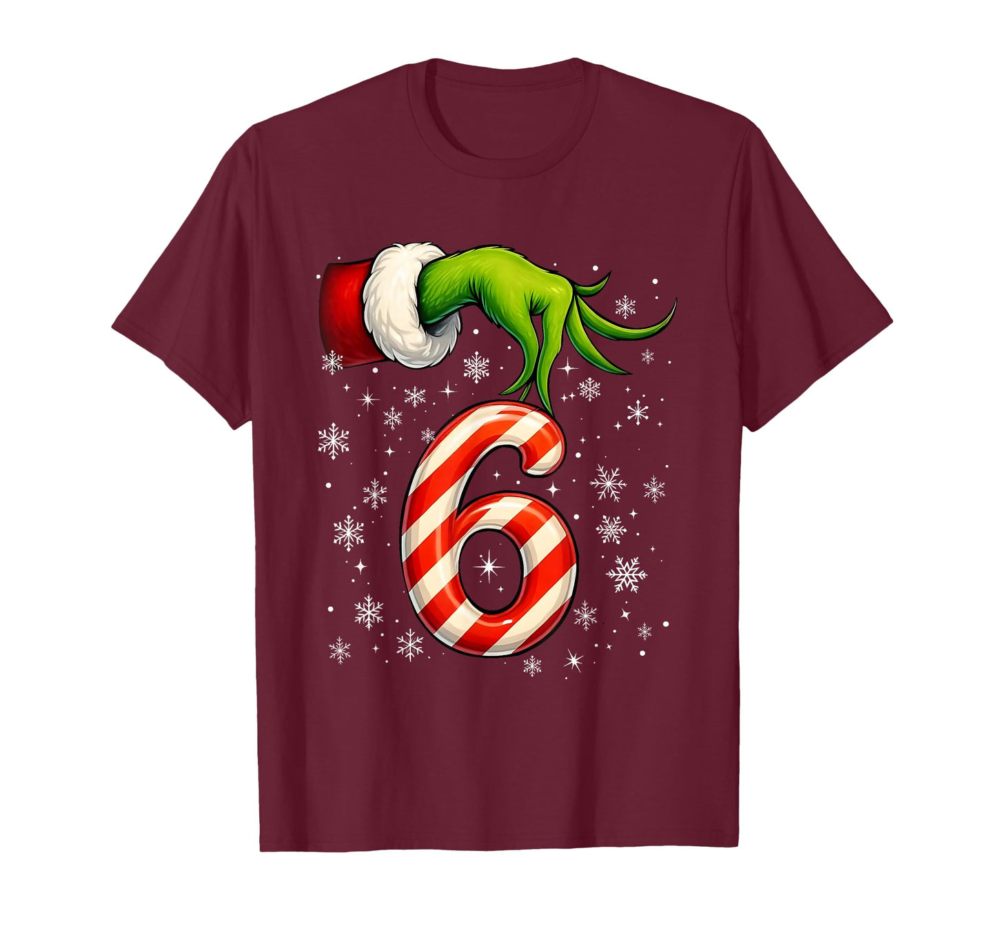 Six Seven Funny Christmas Couple Matching Meme T-Shirt