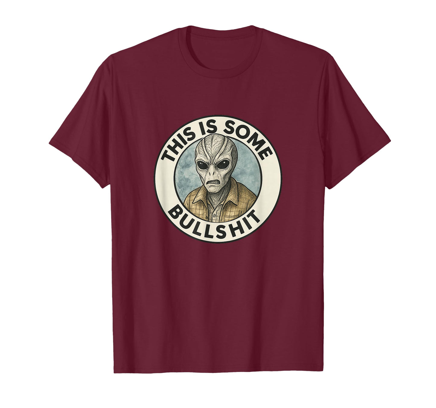 Alien Quote, “This is Some Bullshit” Sci-Fi Comic-Style T-Shirt