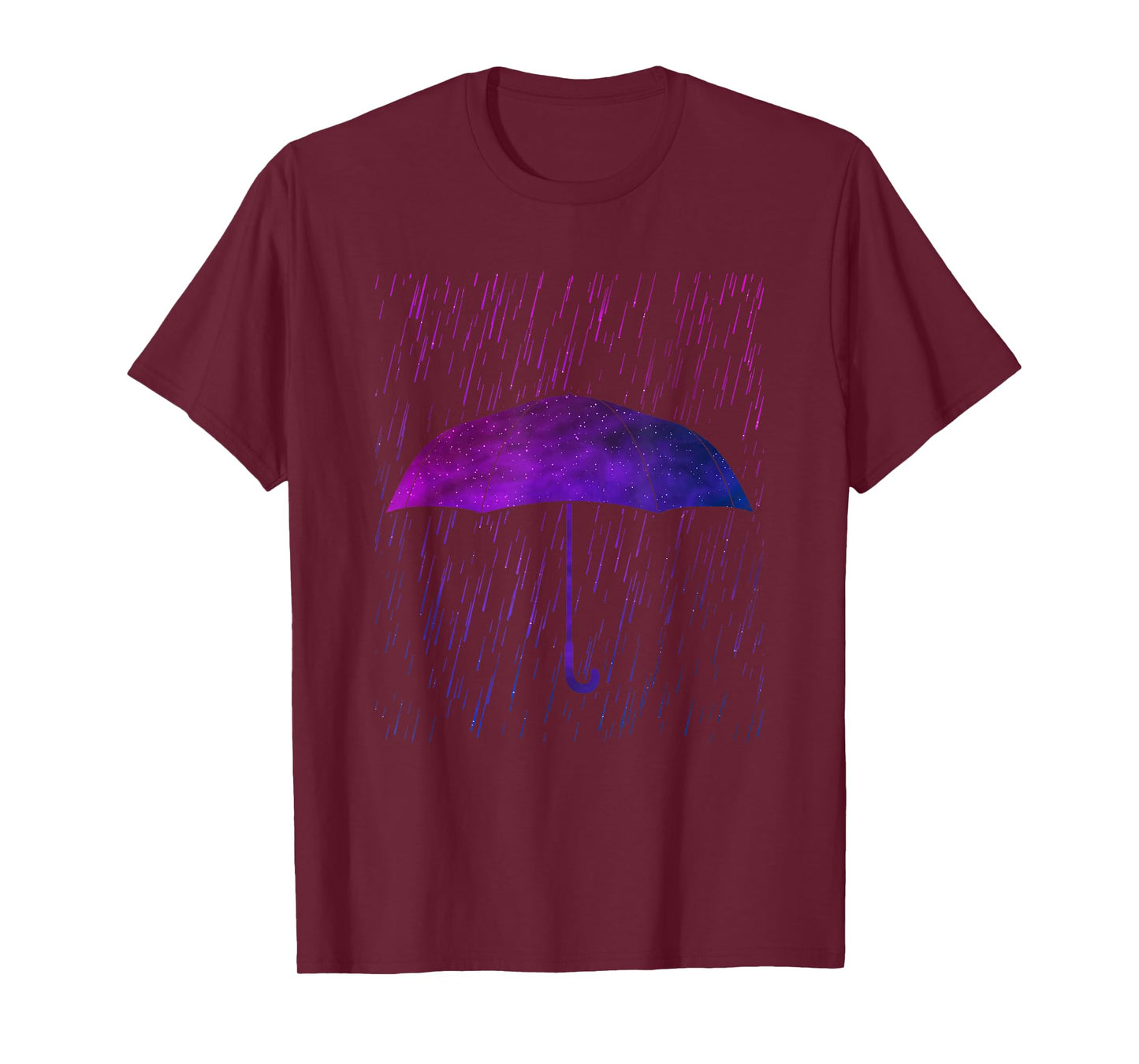 Umbrella Rain Purple Violet Favorite Color T-Shirt