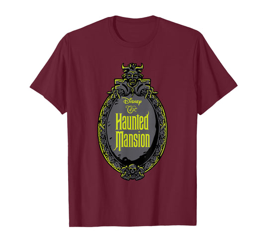 The Haunted Mansion Iconic Haunted Mirror Logo T-Shirt